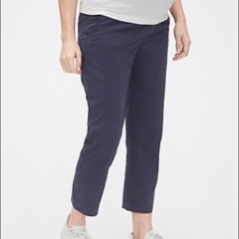 GAP Maternity Tencel Pants Cropped
